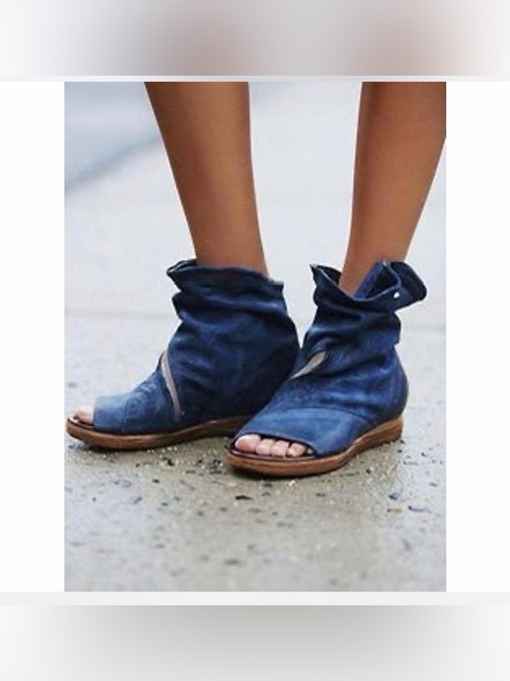 A.S.98 Brielle sandal Blue Peep Toe 37